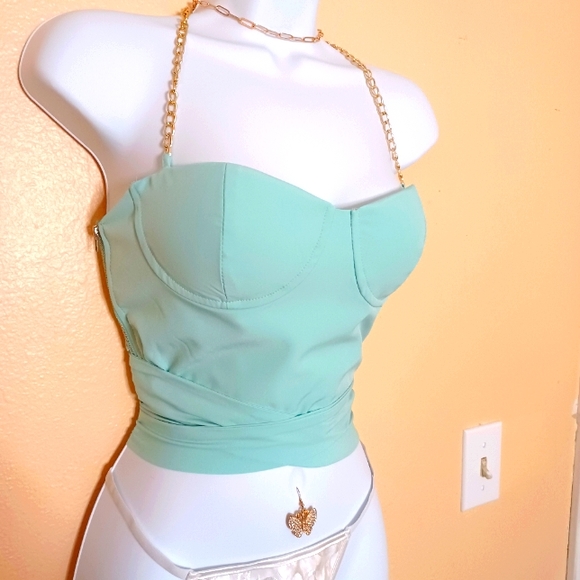 Mint Bralette Top♡ - Picture 4 of 5